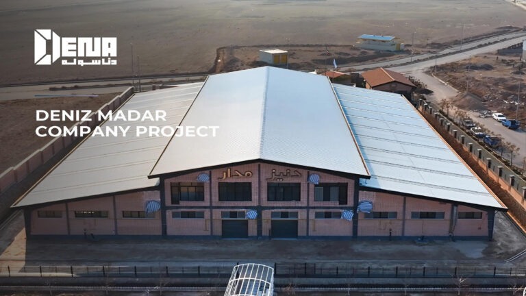 پروژه ساخت سوله دنیز مدار توسط دنا سوله